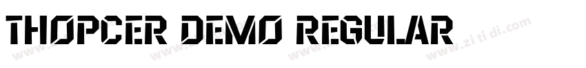 Thopcer Demo Regular字体转换 Thopcer Demo Regular字体转换